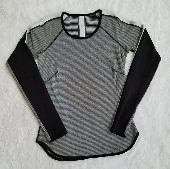 lululemon athletica Tops - Lululemon Reversable Long Sleeve Running Shirt